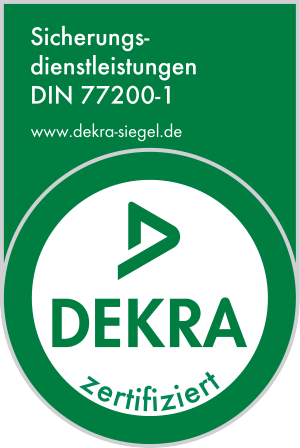 DEKRA Siegel Sicherungsdienstleistungen DIN 77200-1